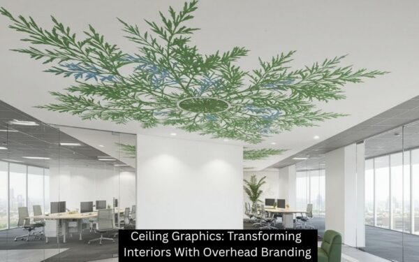 Ceiling Graphics: Transforming Interiors With Overhead Branding - Lattice Signworks Inc.